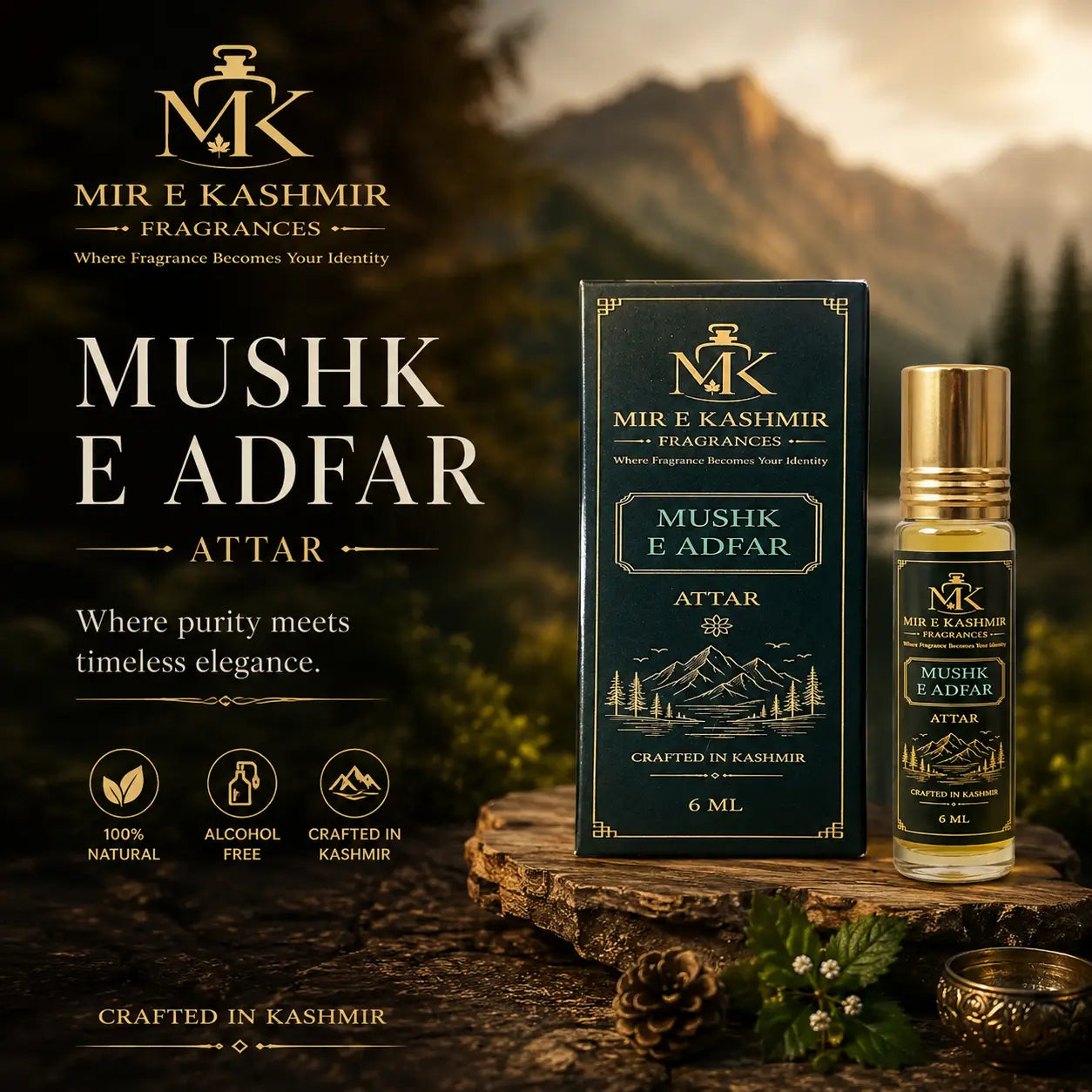 Mushuk E Adfar  |  The Essence of Timeless Warmth | Mir e Kashmir Fragrances Mir e Kashmir Fragrances