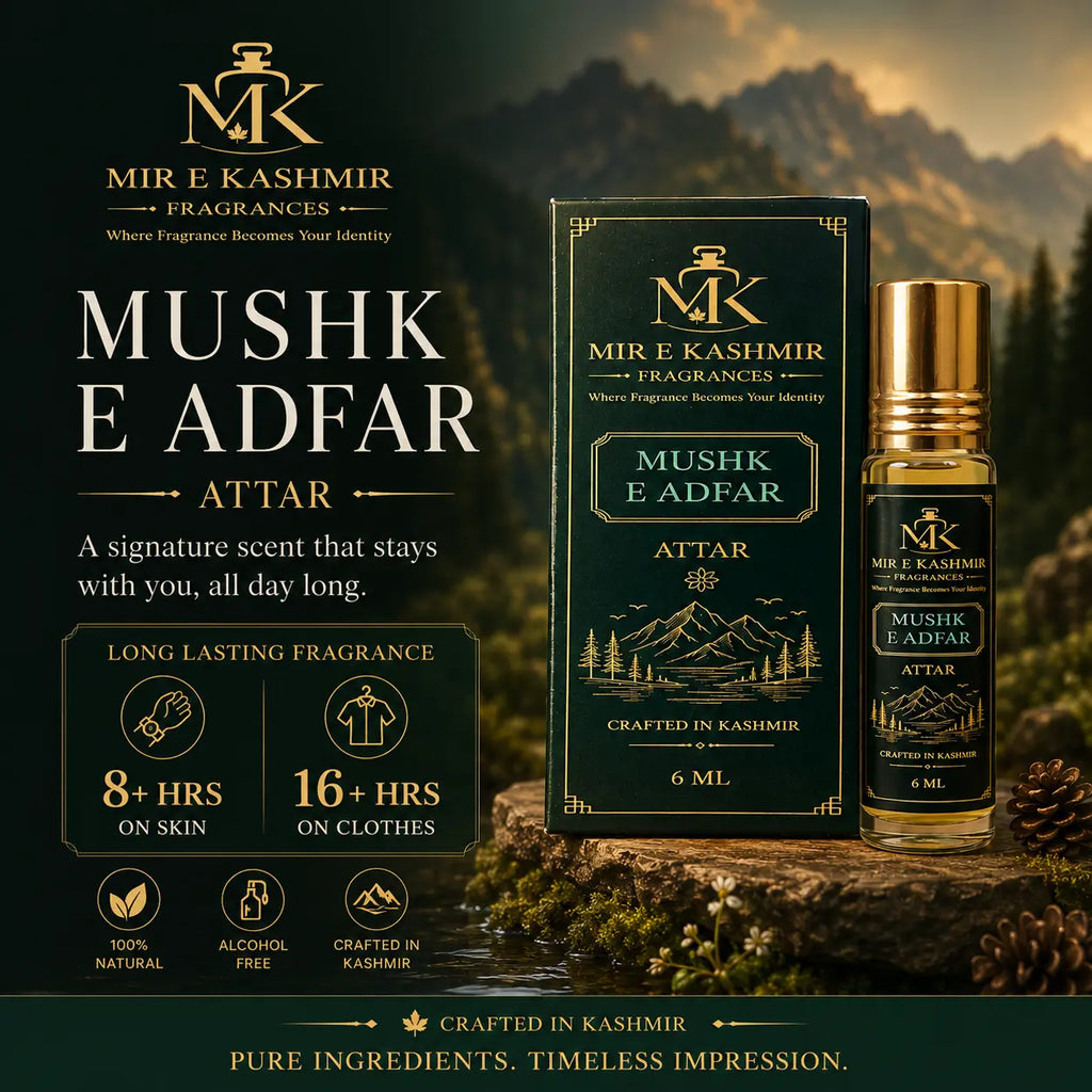 Mushuk E Adfar  |  The Essence of Timeless Warmth | Mir e Kashmir Fragrances Mir e Kashmir Fragrances