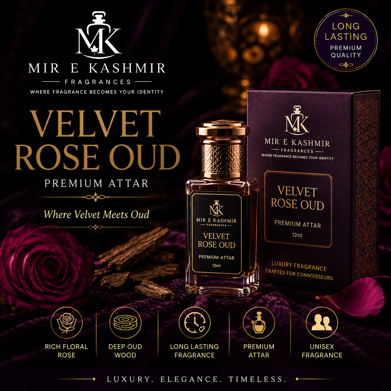 Velvet Rose Oud Premium Attar